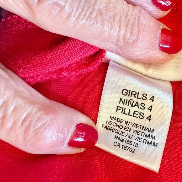 Youngland‎ Ladybug Dress Toddler Size 4T Baby Girl Red Checkered - Picture 7 of 9